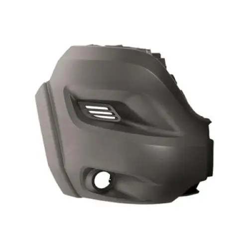 Commande En Gros Crosse pare chocs avant droit pour PEUGEOT BOXER Camping-Car II ph.2 depuis 2014, Heavy trou AB, avec élargisseur, gris