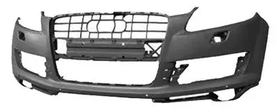 Pare Chocs Avant pour AUDI Q7 I ph. 1 2006-2009, trous antibrouillard, trous lave phare, Neuf Meilleur Choix