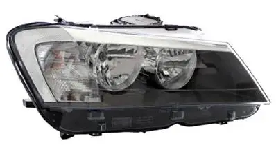 Populaire Phare Optique avant droit pour BMW X3 F25 2010-2015, H7+H7, Corps noir, Neuf