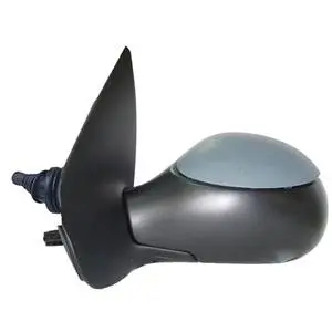 Rétroviseur gauche manuel pour PEUGEOT 206 ph.1, 1998-2003, asphérique, Neuf à peindre Prix Bas