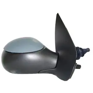 Nouveauté Rétroviseur droit manuel pour PEUGEOT 206 ph.1, 1998-2003, Neuf à peindre