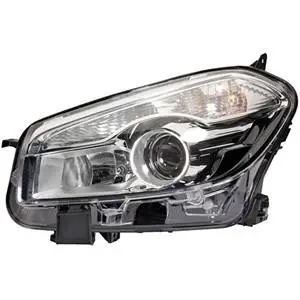 Livraison Express Phare Optique avant gauche pour NISSAN QASHQAI I ph.2, 2010-2014, H7+H7, Neuf