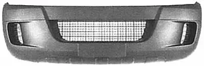 Pare chocs avant pour IVECO DAILY, 2006-2009, Noir, Neuf Retour Gratuit