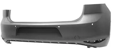 Pare chocs arrière pour VOLKSWAGEN GOLF VII ph. 1 2012-2016, 4 trous capteurs radar de recul, Neuf Commander Vite