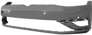 Pare chocs avant pour VOLKSWAGEN GOLF VII ph. 2 depuis 2016, 4 trous capteurs radar, support plaque Paiement Sécurisé