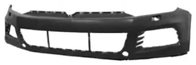 Solde Pare chocs avant pour VOLKSWAGEN TOUAREG II 2010-2014, trous lave phares, Neuf à peindre