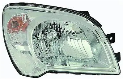 Certifié Phare Optique avant droit pour KIA SPORTAGE 2008-2010, H4, feu clignotant blanc, Neuf