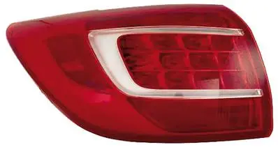 Satisfait Ou Remboursé Feu arrière extérieur gauche pour KIA SPORTAGE 2014-2015, rouge incolore, Neuf