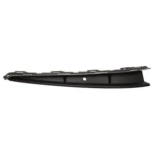 Moulure pare chocs avant gauche pour VOLKSWAGEN POLO VI phase 1, 2017-2021, Noir/chromé Neuve Livraison Gratuite