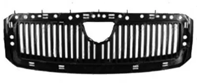 Grille radiateur centrale pour SKODA FABIA I ph. 2 2004-2007, Noire, Neuve Acheter En Ligne
