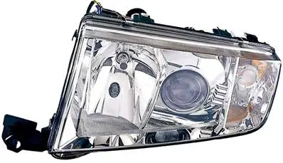 Phare Optique avant gauche pour SKODA FABIA I ph. 2 2004-2007, Xenon D2S+H7, corps chromé, Mod. RS, Neuf Jusqu’à Épuisement Des Stocks