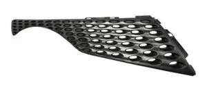 Prix Cassé Grille de calandre radiateur droite pour NISSAN JUKE I phase 1 de 2010 à 2014, Noire, Neuve