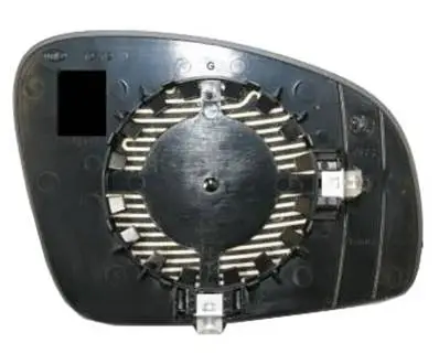 Miroir Glace rétroviseur gauche pour SKODA FABIA II ph. 1 2007-2010, asphérique, Neuf Super Prix