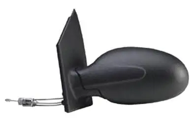 Meilleur Prix Rétroviseur gauche mécanique pour SMART FORTWO CABRIO, 2000-2007, Noir, Neuf