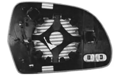 Prix Cassé Miroir Glace rétroviseur gauche pour SKODA OCTAVIA II ph. 2 2009-2013, dégivrant, asphérique, Neuf