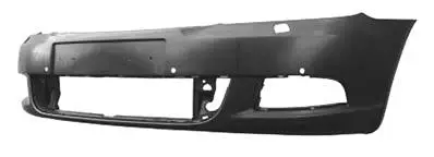 Pare chocs avant pour SKODA OCTAVIA II ph. 2 2009-2013, trous lave-phares, trous radar, Neuf à peindre Dernier Modèle