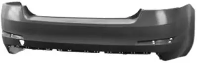 Pare chocs arrière pour SKODA OCTAVIA III phase 1 2013-2016, Noir, Neuf Meilleur Prix