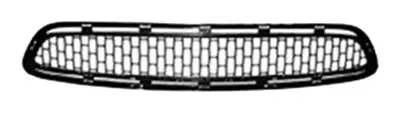 Grille de calandre centrale pour LANCIA YPSILON I ph. 2 2006-2011, Noire, Inférieur, Neuve Pas Cher