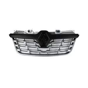 Grille de calandre supérieure pour RENAULT MASTER III phase 2, 2014-2019, noire/argentée, Neuve Satisfait Ou Remboursé