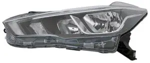 Nouveauté Phare avant gauche pour NISSAN MICRA V (K14), depuis 2017, H11-H9-WY21W, avec feu diurne à LED, Neuf