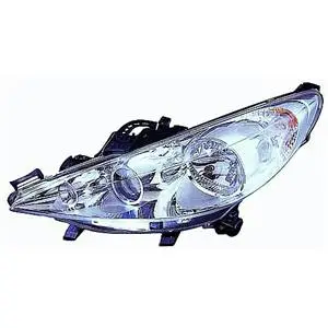 Bon Plan Phare Optique avant gauche lenticulaire pour PEUGEOT 207+, 2012-2014, H7+H7+H1, moteur, chromé, Neuf