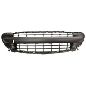Super Prix Grille de calandre centrale pour PEUGEOT 207 SW phase 1, 2006-2009, noire, pare chocs avant