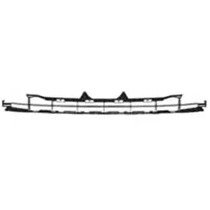 Satisfait Ou Remboursé Grille de calandre supérieure pour PEUGEOT 207 SW phase 1, 2006-2009 (Sport) noire, pare chocs avant