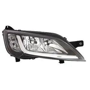 Phare Optique avant droit pour PEUGEOT BOXER II ph.2 2014-2023, H7+H7, (fond noir), Neuf Meilleur Prix