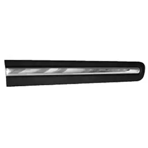 Usine Directe Moulure porte avant droite pour FIAT 500L phase 1, 2012-2017, noire & chromée, baguette Neuve