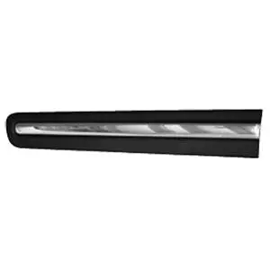 Seulement Aujourd’hui Moulure porte avant gauche pour FIAT 500L phase 1, 2012-2017, noire & chromée, baguette Neuve