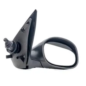 Rétroviseur droit manuel pour PEUGEOT 206 ph.2, 2003-2009, noir, Neuf Prix Promo