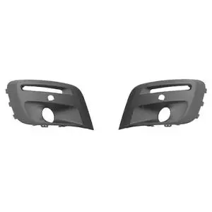 Kit 2 grilles de calandre pour PEUGEOT PARTNER II ph.3 2015-2018, antibrouillards, radar, à peindre Satisfait Ou Remboursé