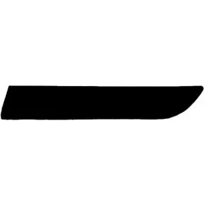 Moulure aile arrière gauche pour OPEL CORSA D phase 2, 2011-2014, 3 portes, baguette noire, Neuve Paiement Sécurisé