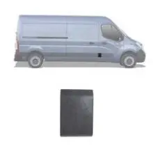 Prix Bas Moulure bouchon montant latérale centrale droite pour RENAULT MASTER III phase 1, 2010-2014, Noire, Neuve
