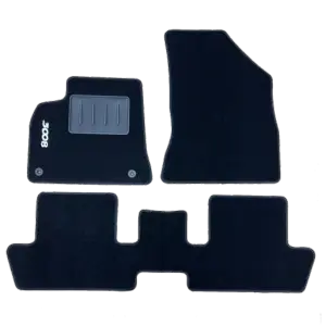 Produit De Marque Kit de 4 Tapis Auto sur Mesure  Peugeot 3008 I (20092017) avec sigle brod&eacute; 3008