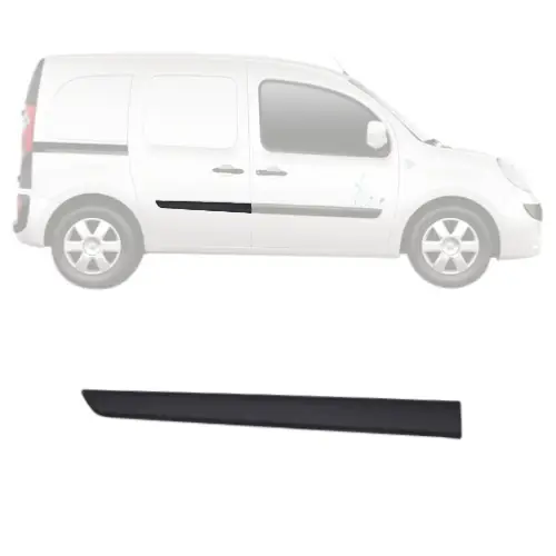 Acheter Direct Moulure baguette latérale sur porte arrière droite pour RENAULT KANGOO II phase 2, 2013-2020, Noire, Neuve