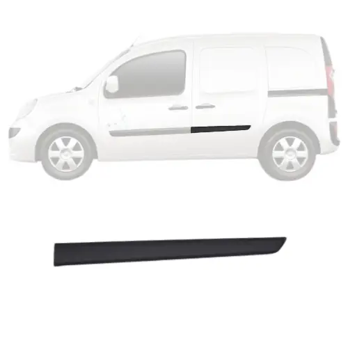 Jusqu’à Épuisement Des Stocks Moulure baguette latérale sur porte arrière gauche pour RENAULT KANGOO II phase 2, 2013-2020, Noire, Neuve