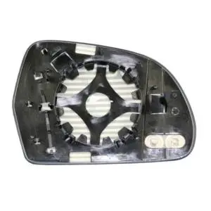 Petit Prix Miroir Glace de rétroviseur extérieur gauche pour AUDI A5 I phase 2, 2011-2017, H 115 mm., avec support de fixation, dégivrant, neuf