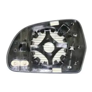 Certifié Miroir Glace de rétroviseur extérieur droit pour AUDI A5 I phase 2, 2011-2017, H 115 mm., avec support de fixation, dégivrant, neuf