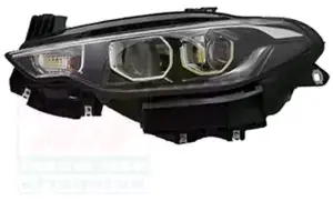 Phare optique à LED avant gauche H7+H15 pour FIAT TIPO II phase 1, 2015-2020, fond noir, corniche chromé, MAGNETI MARELLI, neuf Achetez Aujourd’hui