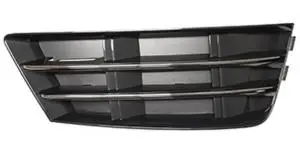 Pas Cher Grille latérale de pare chocs avant droite pour AUDI A4 (B9) 2015-2019, profil chromé, Neuve