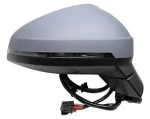Achetez Aujourd’hui Rétroviseur droit électrique pour AUDI A4 (B9) 2015-2019, asphérique, dégivrant, feu clignotant, mémoire, lane assist, Neuf à peindre