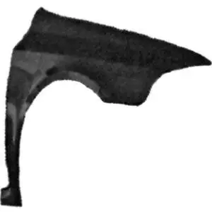 Livraison Express Aile avant droite pour RENAULT LAGUNA II Phase 2, 2005-2007, Neuve à peindre