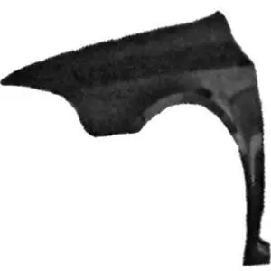 Aile avant gauche pour RENAULT LAGUNA II Phase 2, 2005-2007, Neuve à peindre Prix Promo