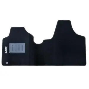 Tapis de sol Auto pour PEUGEOT EXPERT II, 2007-2016, avec sigle EXPERT, moquette noire et clips, Neuf Commande En Gros
