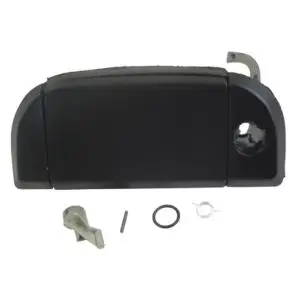 Offre Du Jour Poignée de porte avant gauche extérieure pour VOLKSWAGEN TRANSPORTER T4 phase 1 1990-1996, trou clé, noire, Neuve