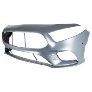 Pare-chocs avant pour MERCEDES CLASSE A AMG/AMG LINE depuis 2018 (W177), 5 portes, cache crochet, trous radar, trous park assist + supports, trou caméra, Mod. A35 AMG, Neuf à peindre Promotion