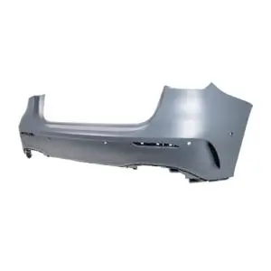 Achat Immédiat Pare-chocs arrière pour MERCEDES CLASSE A AMG/AMG LINE depuis 2018 (W177), 5 portes, cache crochet, trous radar, trous park assist + supports, Neuf à peindre