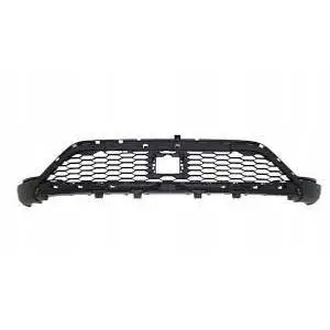 Livraison Gratuite Grille centrale pare chocs avant pour DACIA SANDERO STEPWAY III phase 1 depuis 2021, trous radar + supports, noire, Neuve