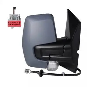 Prix Cassé Rétroviseur droit électrique pour FORD TRANSIT CUSTOM phase 2 2018-2023, dégivrant, feu clignotant, rabattable électriquement, Neuf à peindre